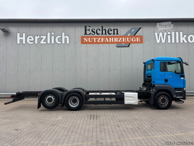 Lastebilchassis MAN TGS 26.420 6x2-4 LL*Lenk*Lift*Voll-Luft*Klima