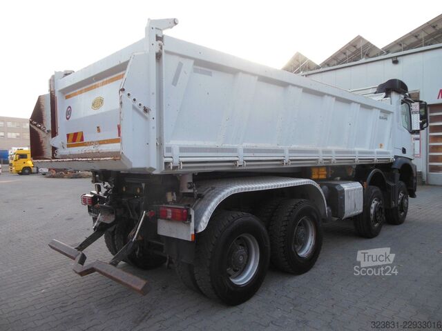 Kipper LKW MERCEDES-BENZ AROCS 4151, 8X6, MEILLER, BORDMATIC, AHK