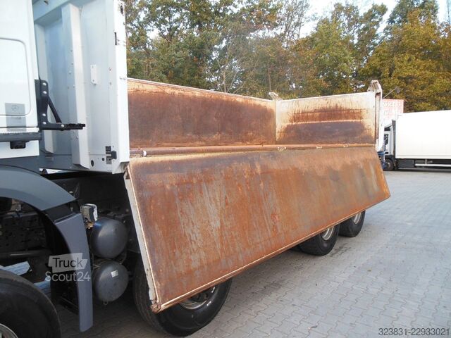 Dreiseitenkipper LKW MERCEDES-BENZ AROCS 4151, 8X6, MEILLER, BORDMATIC, AHK
