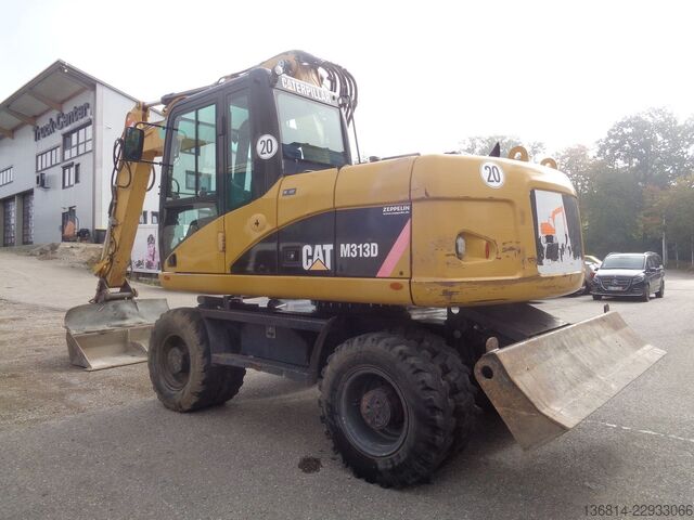 Mobiele graafmachine CATERPILLAR M313D Klima Greifer SW