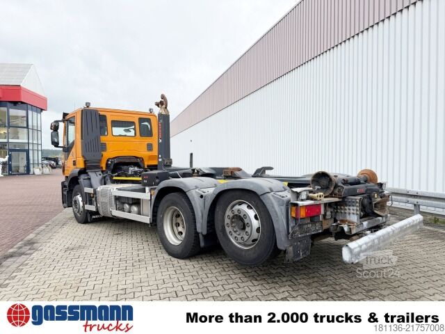 Крюковой мусоровоз Iveco Stralis AD260S36Y/PS 6x2, Lenk-/Liftachse