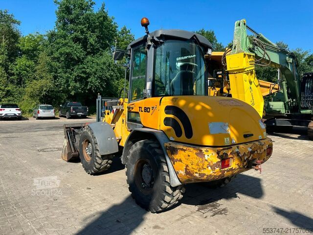 Kolový nakladač Terex TL 80 / SW / Klappschaufel / Palettengabel