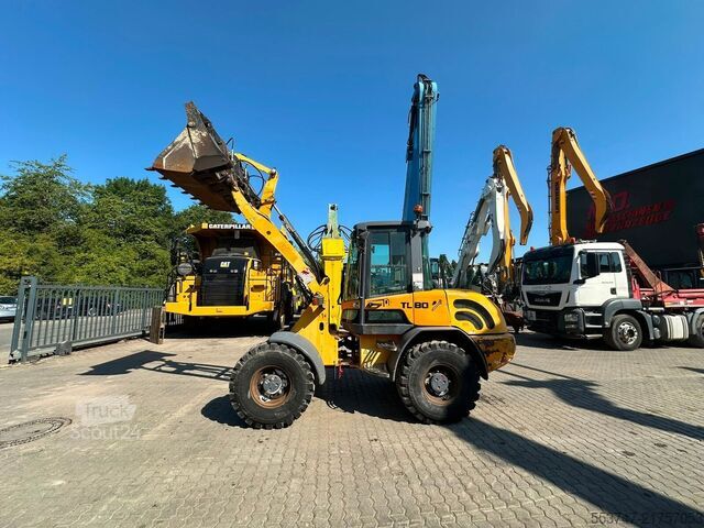 Kolový nakladač Terex TL 80 / SW / Klappschaufel / Palettengabel