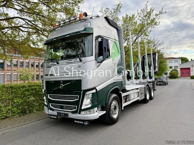 Превозвач на дървен материал Volvo FH 500 6x4 / Palfinger M12L97 / Eu6