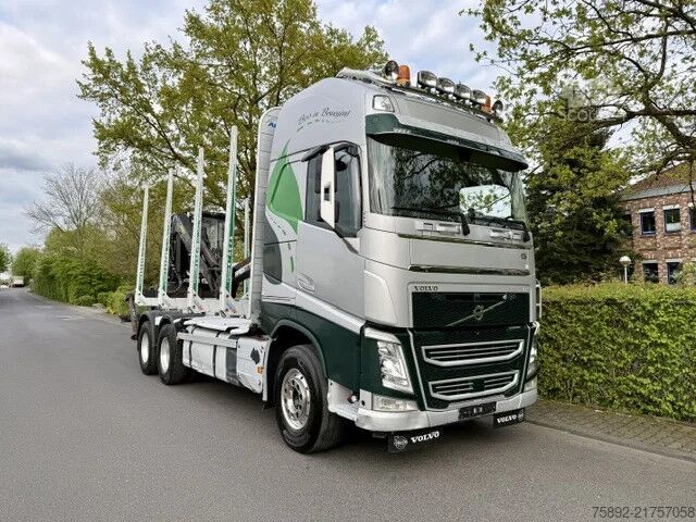 Превозвач на дървен материал Volvo FH 500 6x4 / Palfinger M12L97 / Eu6