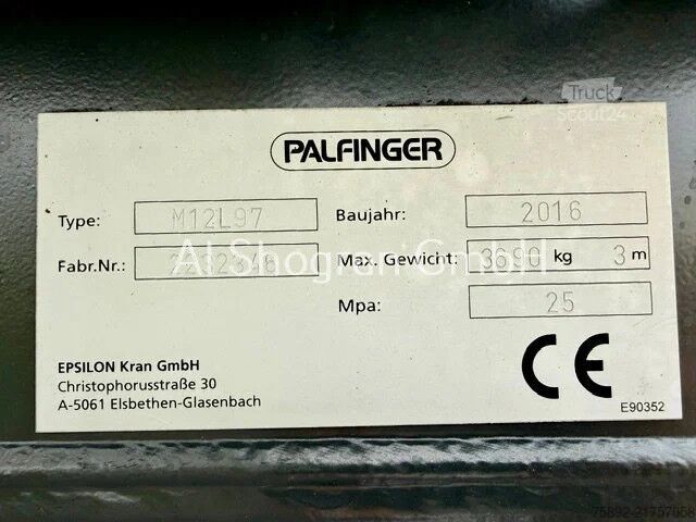 Tømmerbil Volvo FH 500 6x4 / Palfinger M12L97 / Eu6