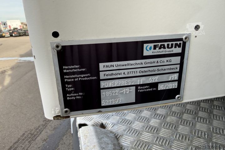 Garbage truck Scania G440 6x2 Faun / Swiss-Vehicle