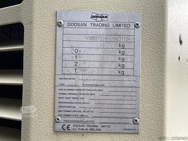 Compressor Doosan 21 / 224 - N