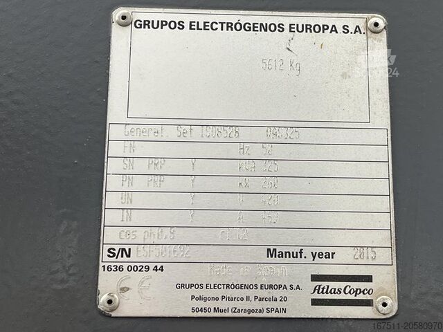 Aggregate Atlas Copco QAS 325 VD