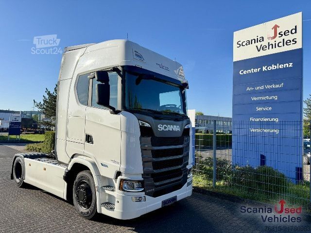 Tracteur routier standard Scania S 500 - SUPER - HIGHLINE - 2x TANKs - NEW TIRES