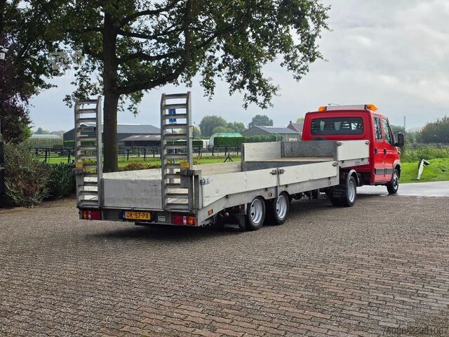  Iveco 40C 145pk met veldhuizen trailer en dubbele cab...