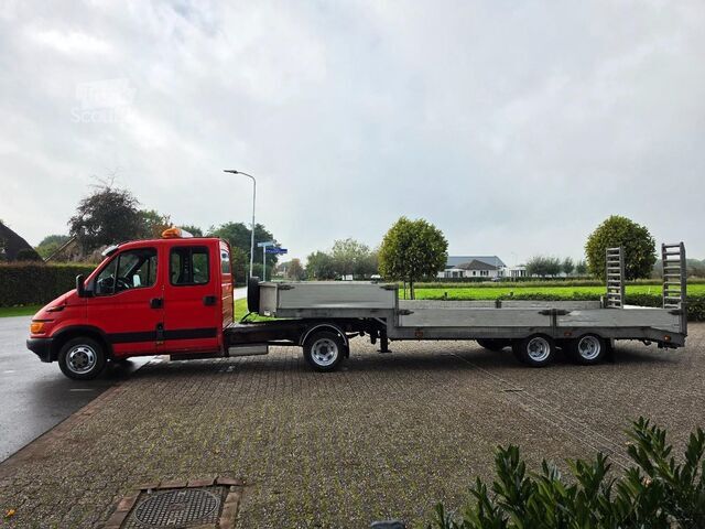  Iveco 40C 145pk met veldhuizen trailer en dubbele cab...