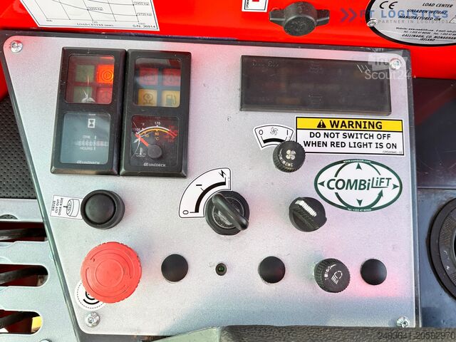 Cărucior cu stivuitor cu 4 căi Combilift C4000 / TRIPLEX / 9300MM / GAS / TOP1