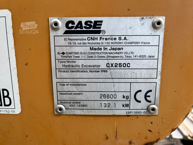  Case CX250C