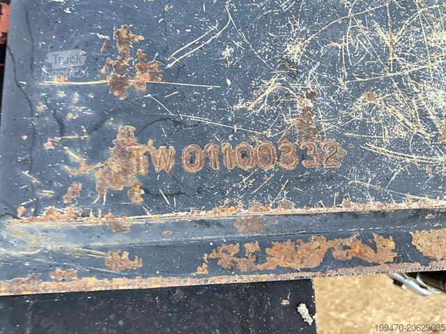 Kolové rypadlo Terex TW110 with two-piece offset boom and 3 buckets