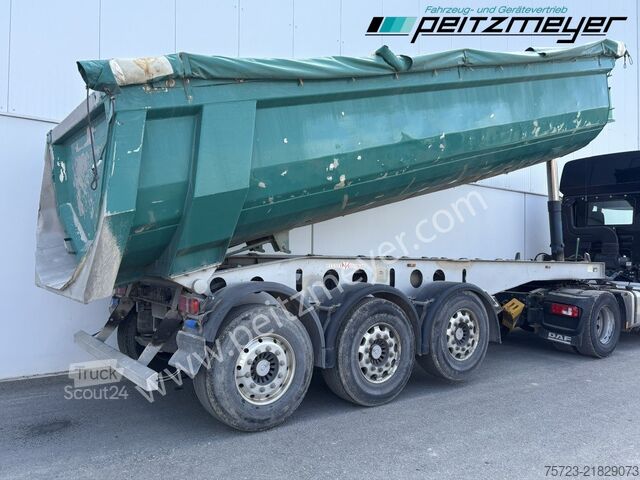 Tippsemi  3 Achs Kippauflieger Alu-Stahl 25 m³, Leergew. 4,7 t.
