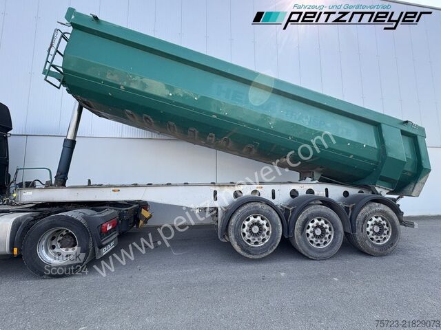 Tippsemi  3 Achs Kippauflieger Alu-Stahl 25 m³, Leergew. 4,7 t.