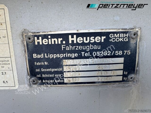 Tippsemi  3 Achs Kippauflieger Alu-Stahl 25 m³, Leergew. 4,7 t.