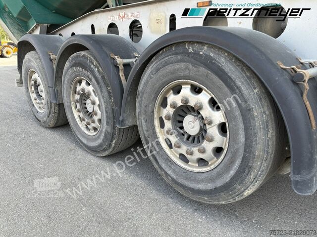 Tippsemi  3 Achs Kippauflieger Alu-Stahl 25 m³, Leergew. 4,7 t.