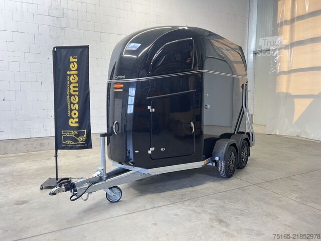 Atrelado de transporte de cavalos Böckmann Comfort Esprit SKsil+bl Sonder Pferdeanhänger