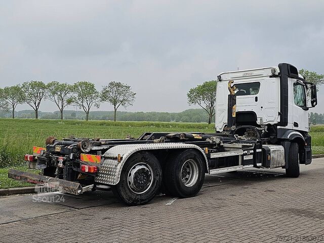 Containertransport (haakarmsysteem) MERCEDES-BENZ ACTROS 2745 LS