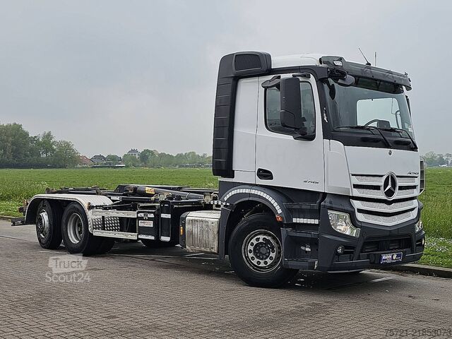 Containertransport (haakarmsysteem) MERCEDES-BENZ ACTROS 2745 LS
