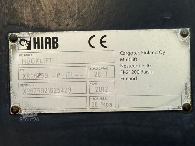 Podvozek nákladního auta IVECO TRAKKER AD340T45 8x4 HIAB Hakenlift Retarder