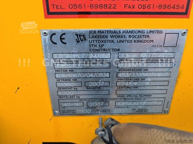 Ratinis krautuvas JCB Tele Lader 540-140 / 14m / 4ton / 4X4 / KLIMA