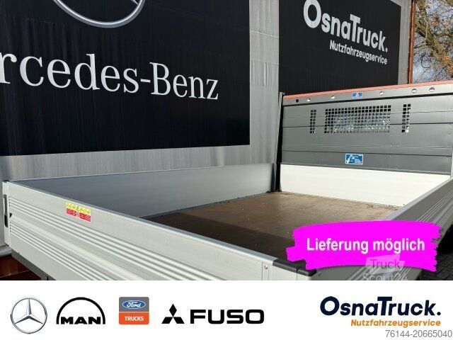 Furgão pick-up MITSUBISHI 3C15D DOKA Pritsche Klima, AHK 3,5t,Diff.-Sperre