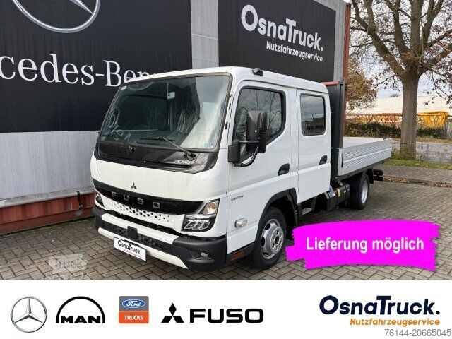 Furgão pick-up MITSUBISHI 3C15D DOKA Pritsche Klima, AHK 3,5t,Diff.-Sperre