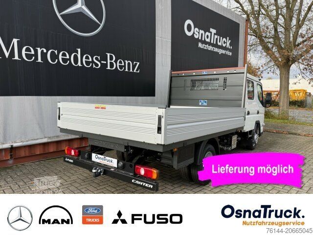 Furgão pick-up MITSUBISHI 3C15D DOKA Pritsche Klima, AHK 3,5t,Diff.-Sperre