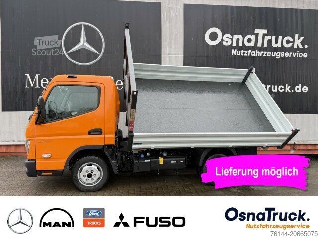 Furgão basculante MITSUBISHI 3C15 3-Seitenkipper Klima, AHK 3,5t,Diff.-Sperre