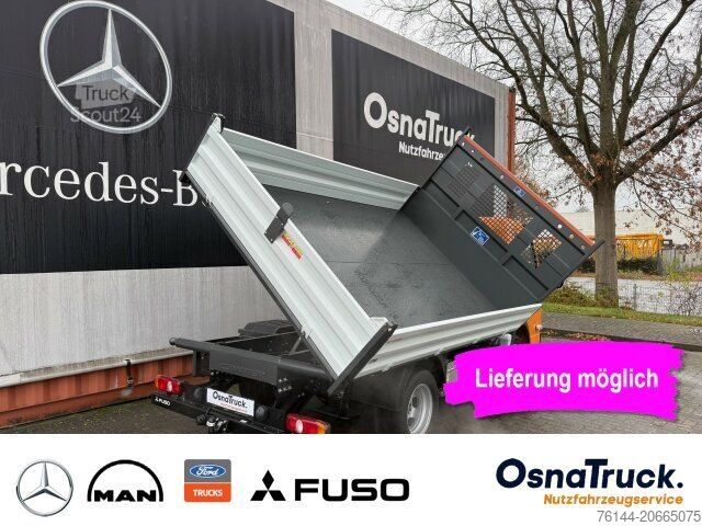 Furgão basculante MITSUBISHI 3C15 3-Seitenkipper Klima, AHK 3,5t,Diff.-Sperre