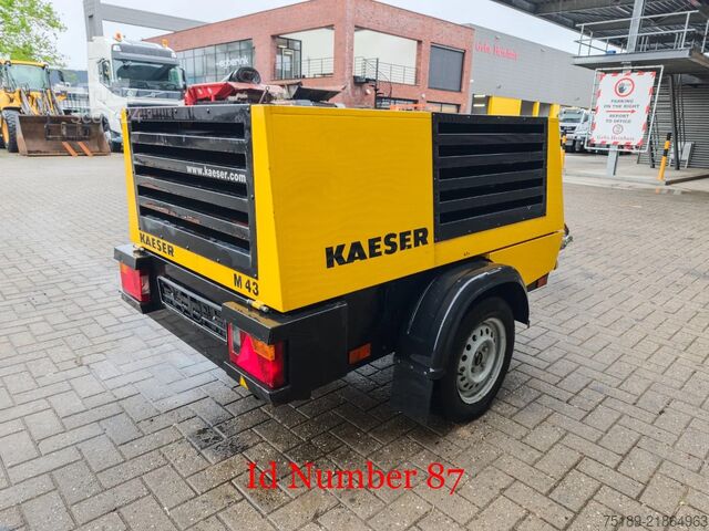 Compressore frigorifero Kaeser M43 7 Bar 2 pieces German registration papers!