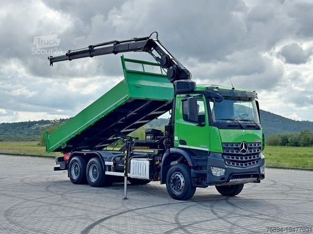 Γερανός τοποθετημένος σε φορτηγό MERCEDES-BENZ AROCS 2636 * HIAB 122 ES - 3 HIPRO *  6x4