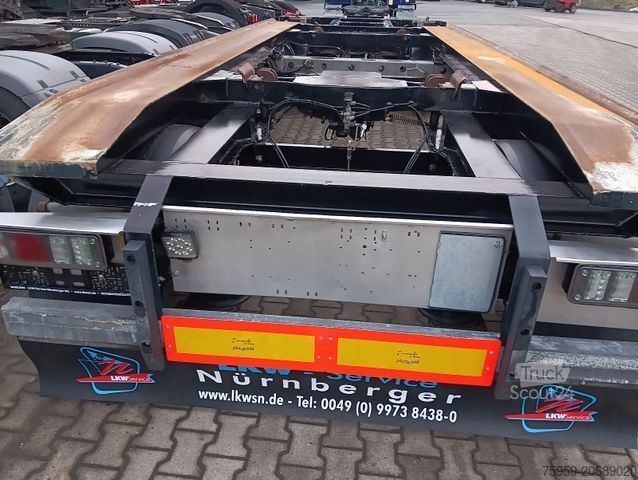 Afzetcontainer-aanhangwagen HÜFFERMANN HAR1870 SAF lichtbogenverzinkt4xReifen,BremseNEU