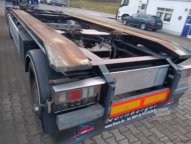 Afzetcontainer-aanhangwagen HÜFFERMANN HAR1870 SAF lichtbogenverzinkt4xReifen,BremseNEU