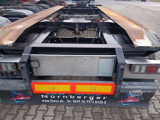 Afzetcontainer-aanhangwagen HÜFFERMANN HAR1870 SAF lichtbogenverzinkt4xReifen,BremseNEU