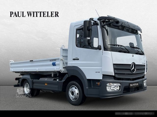 Three-way tipper van MERCEDES-BENZ Atego 818 K 4x2 3-S.-Kipper+Klima+2xAHK+2100 km!