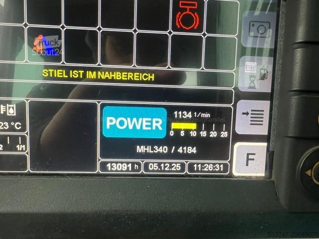 Pelle sur pneus FUCHS Terex Fuchs MHL 340