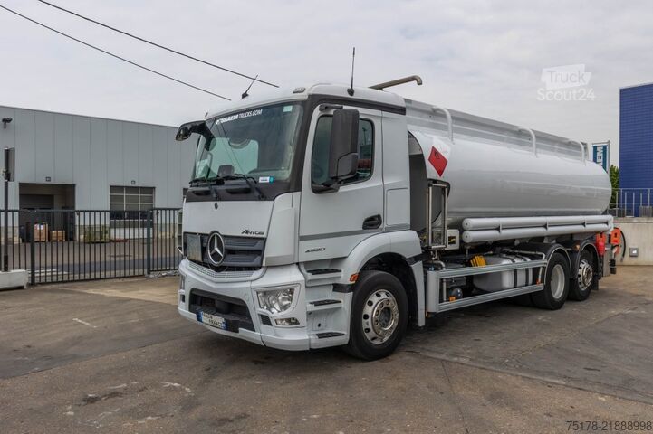 Cisternu kravas automašīna MERCEDES ANTOS 2530 BL+MAGYAR 19.000L/6COMP