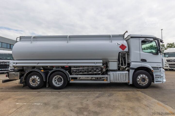 Cisternu kravas automašīna MERCEDES ANTOS 2530 BL+MAGYAR 19.000L/6COMP