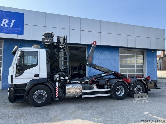 Vinçli kancalı kamyon Iveco Stralis 480