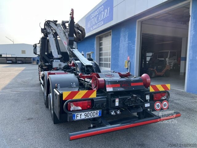 Camion scarrabile con gru Iveco Stralis 480