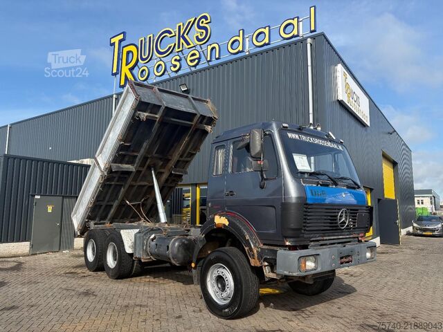 3-sānu pašizgāzējs Mercedes-Benz SK 2228 + 3 SIDE TIPPER