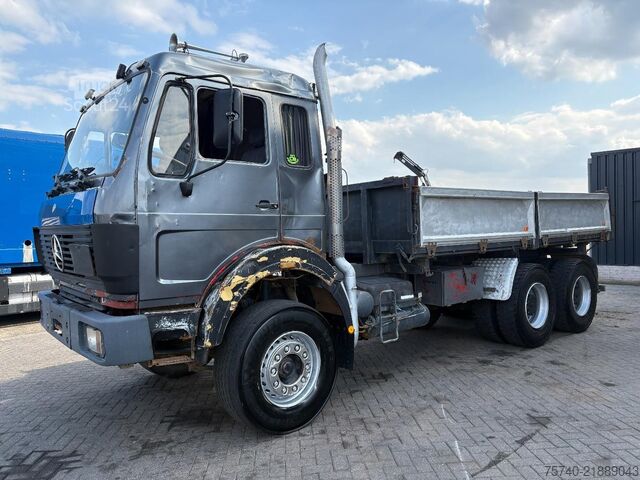 3-sānu pašizgāzējs Mercedes-Benz SK 2228 + 3 SIDE TIPPER