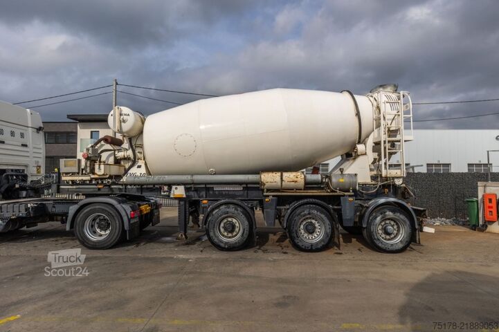 Blender RENDERS BETON MIXER 12M3 + MOTOR (MALAXEUR/MISCHER)