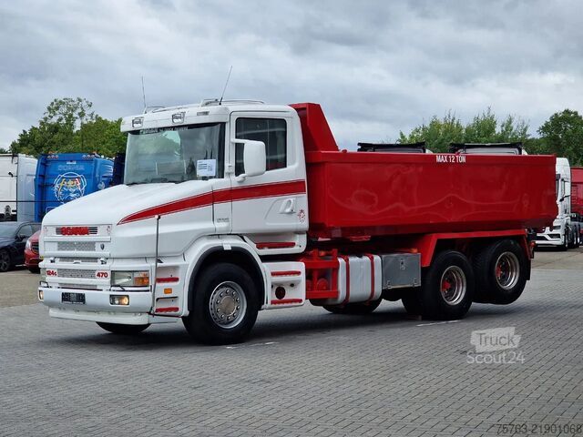 Sklápač Scania T124-470 6x2 - Tipper - Manual gearbox - Full s...