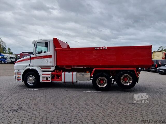 Sklápač Scania T124-470 6x2 - Tipper - Manual gearbox - Full s...