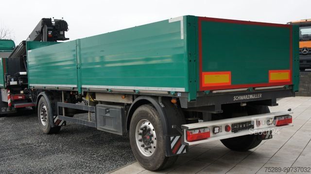 Бортовой грузовик SCANIA R500 6x2 Baustoffzug Kran HIAB 177 K-2 Pro